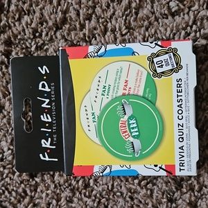 Friends" trivia coasters
